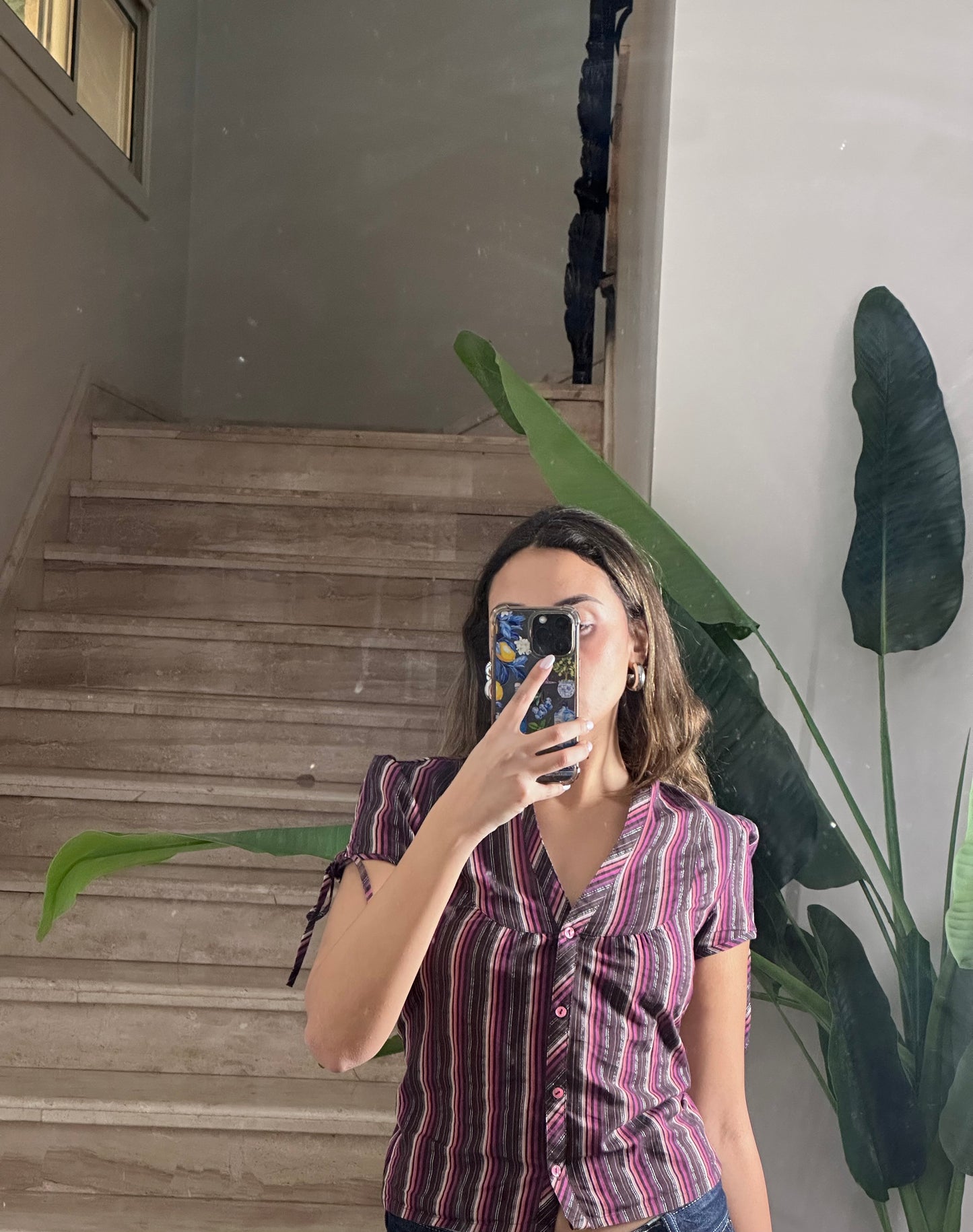 Snap Button Shirt (Small)