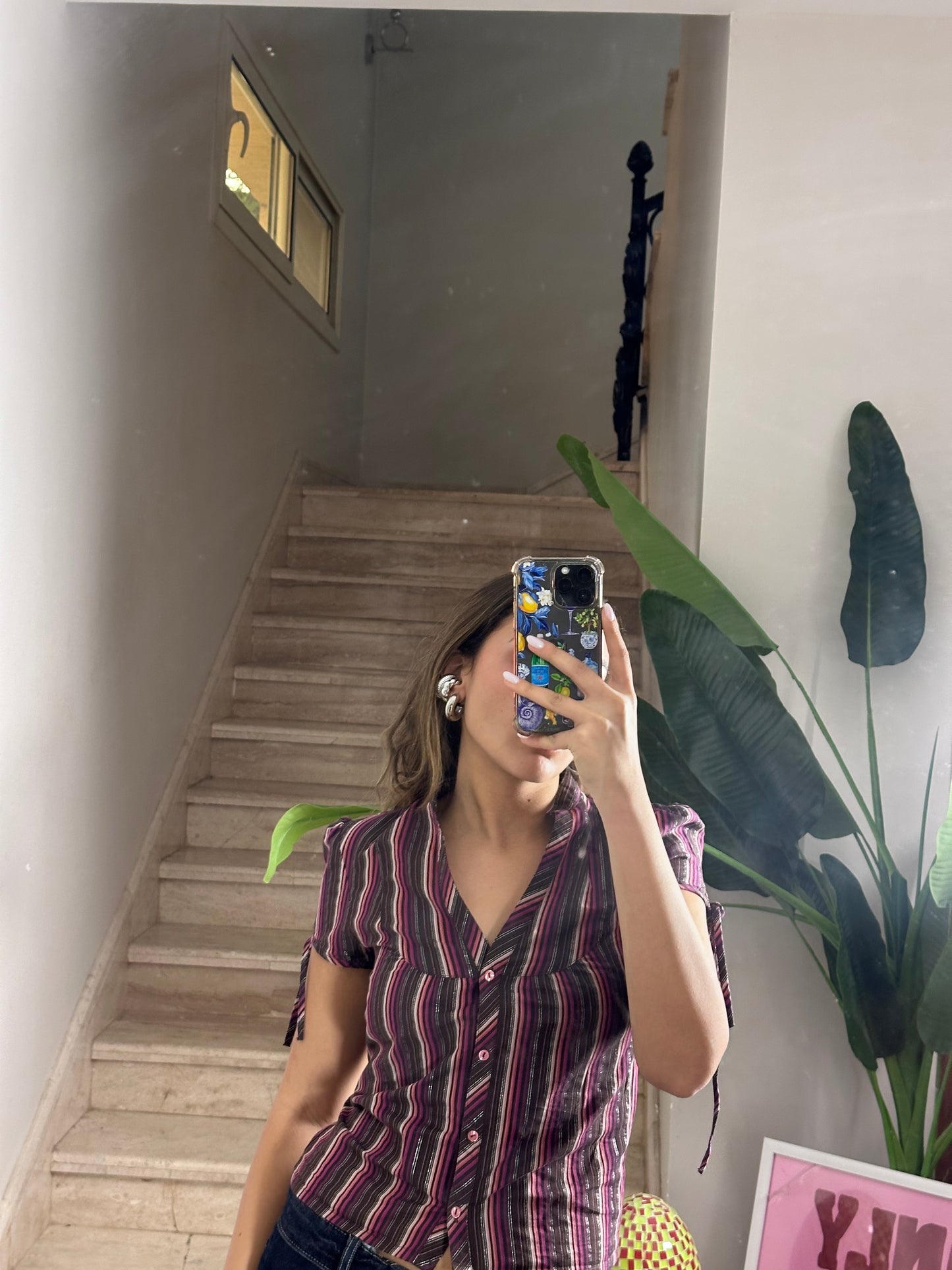 Snap Button Shirt (Small)