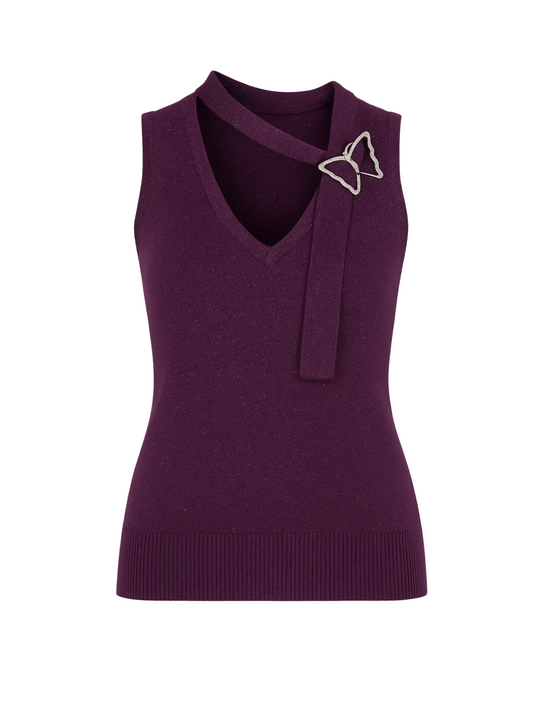 Butterfly Purple Bling (Large)
