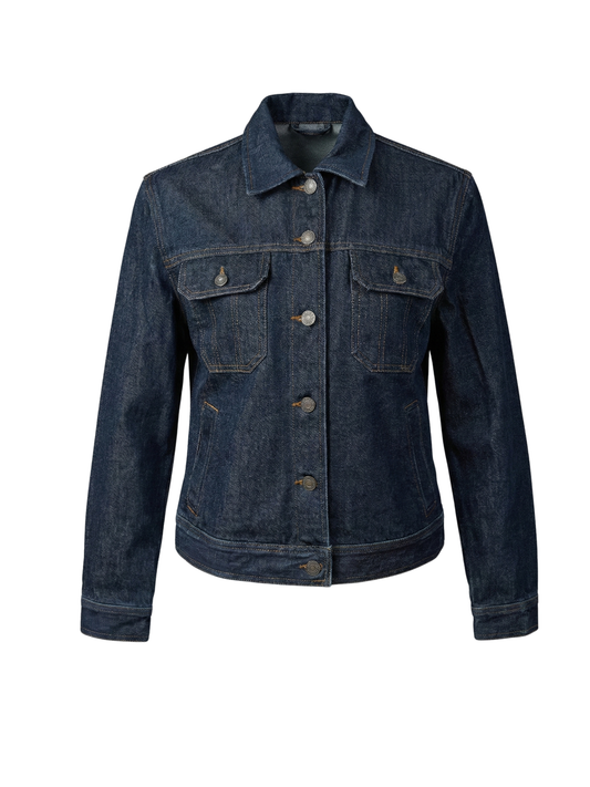Oversized Dark Wash Denim (Large)
