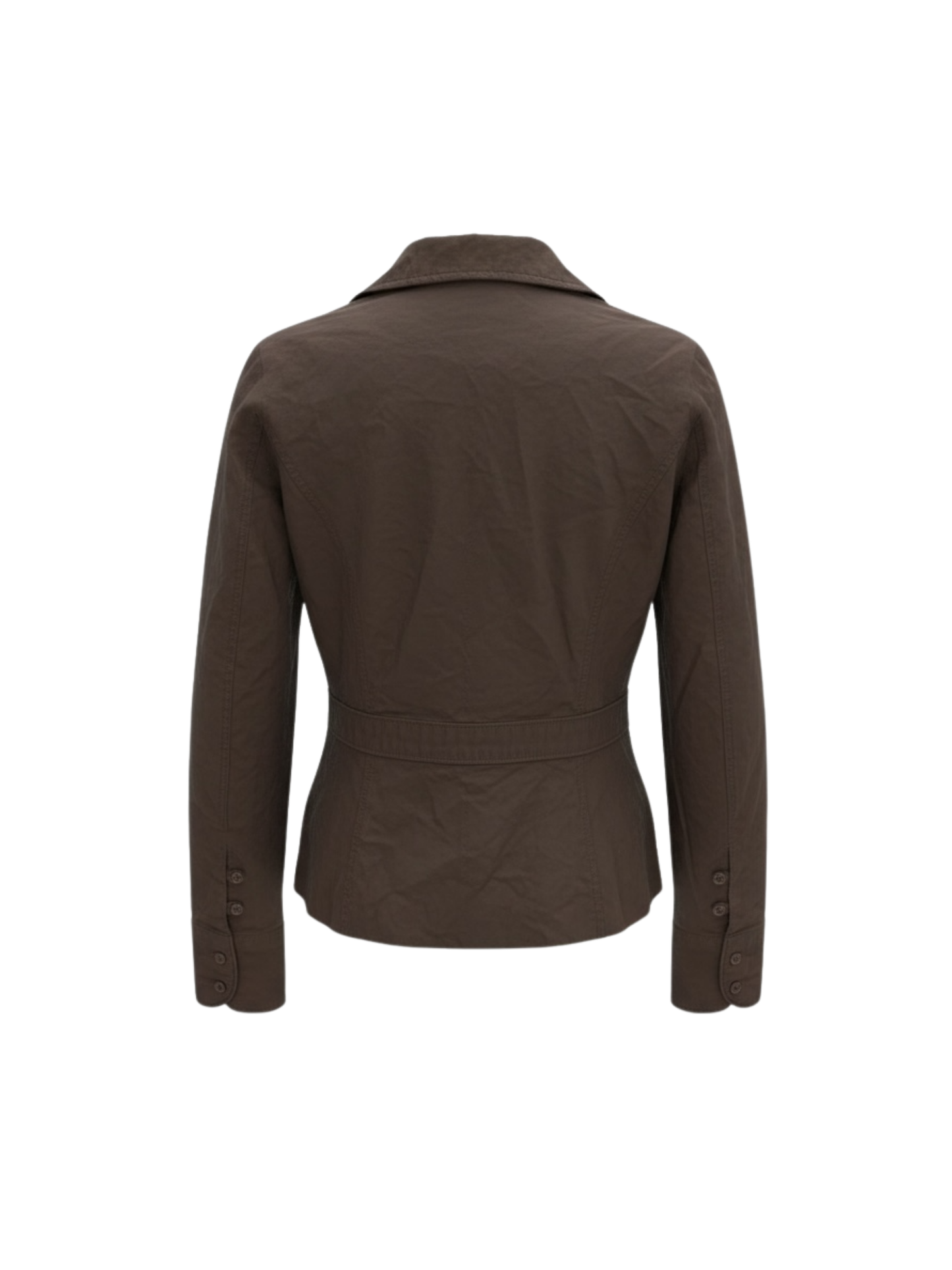 Fitted Brown Shirt (Medium)
