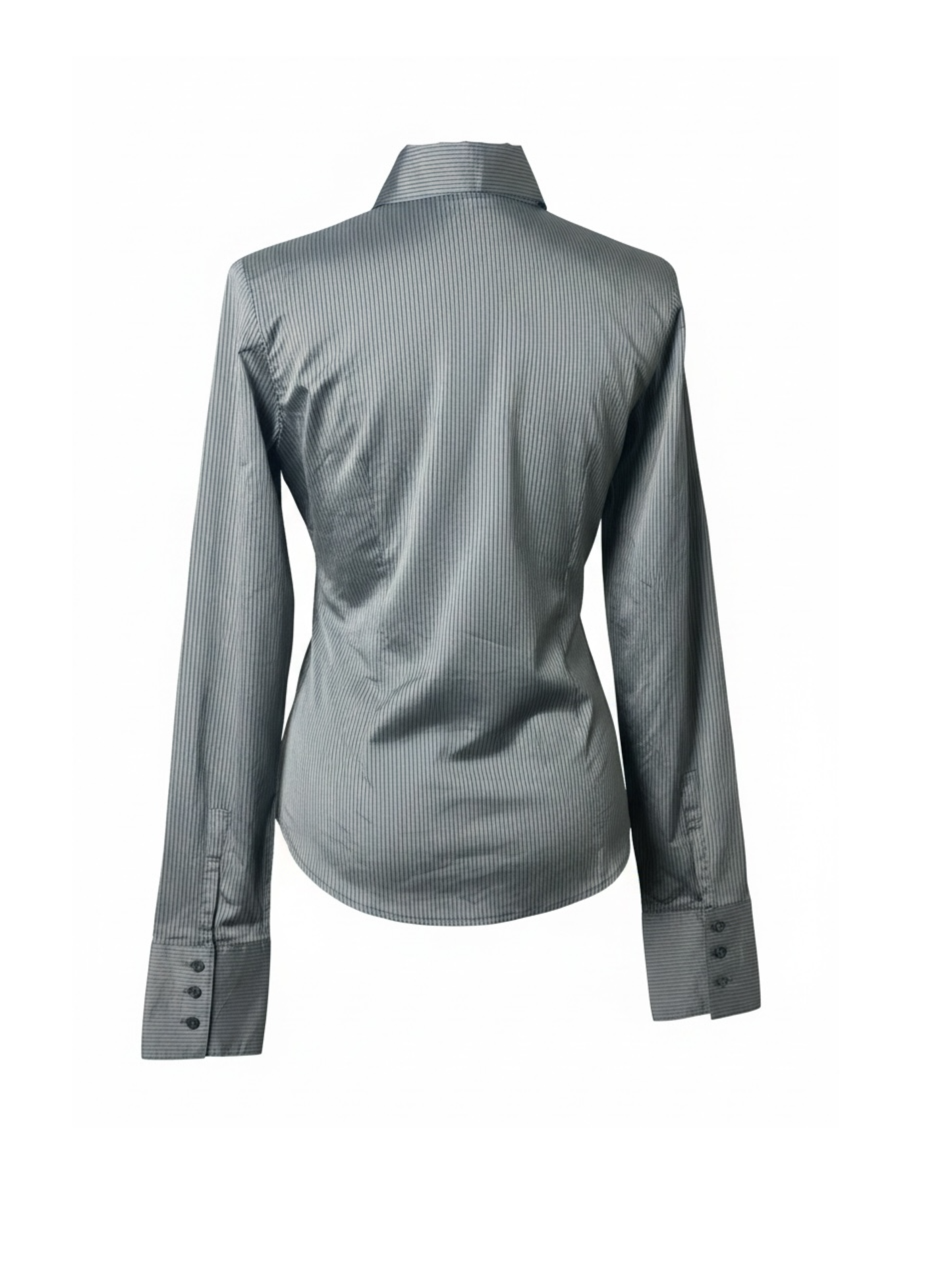 Satin Ruffled Shirt (Medium)