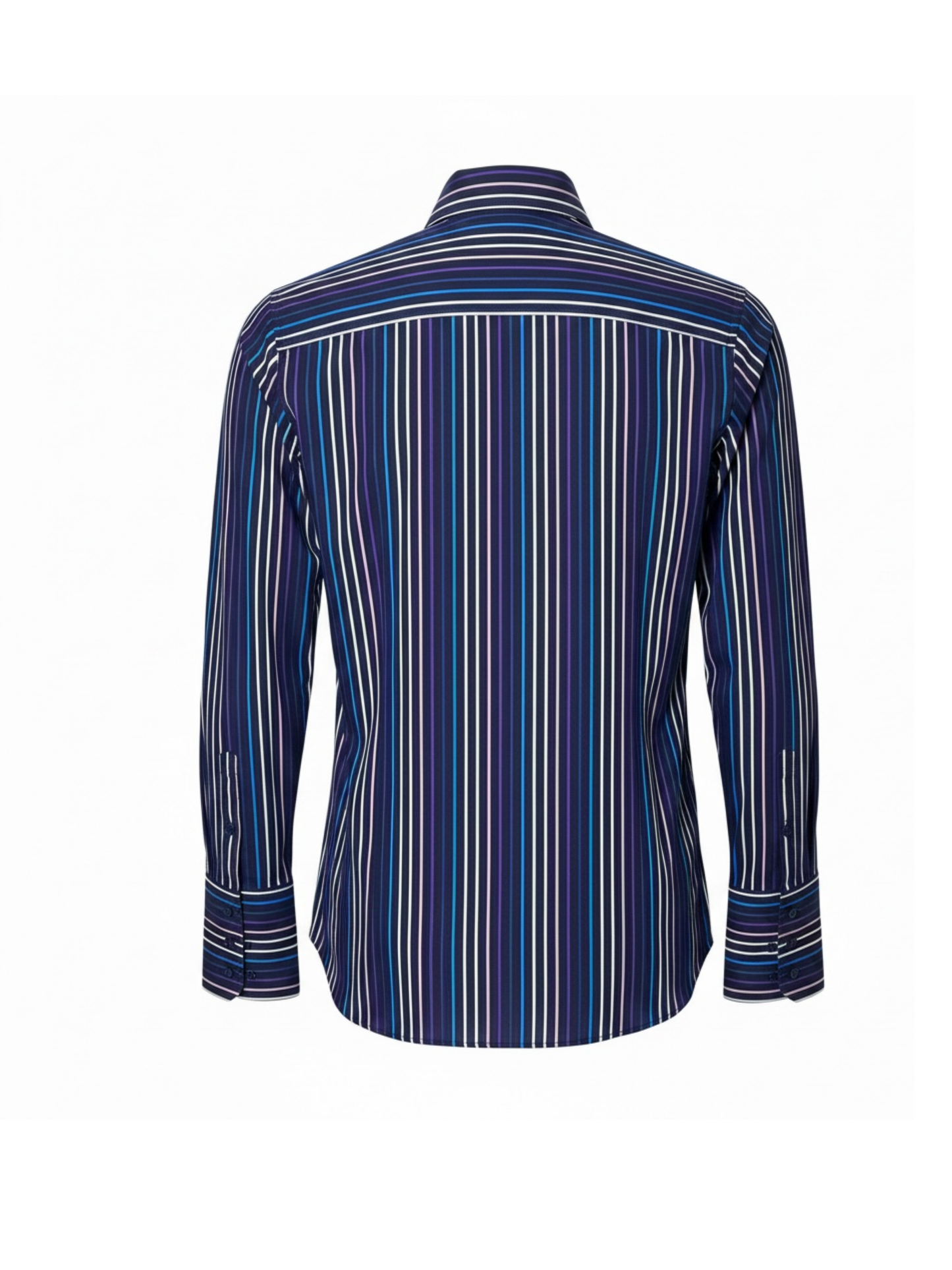Blue & Purple Striped Shirt (Large)