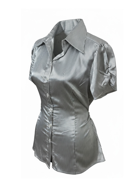 Satin Striped Tie Back (Medium)