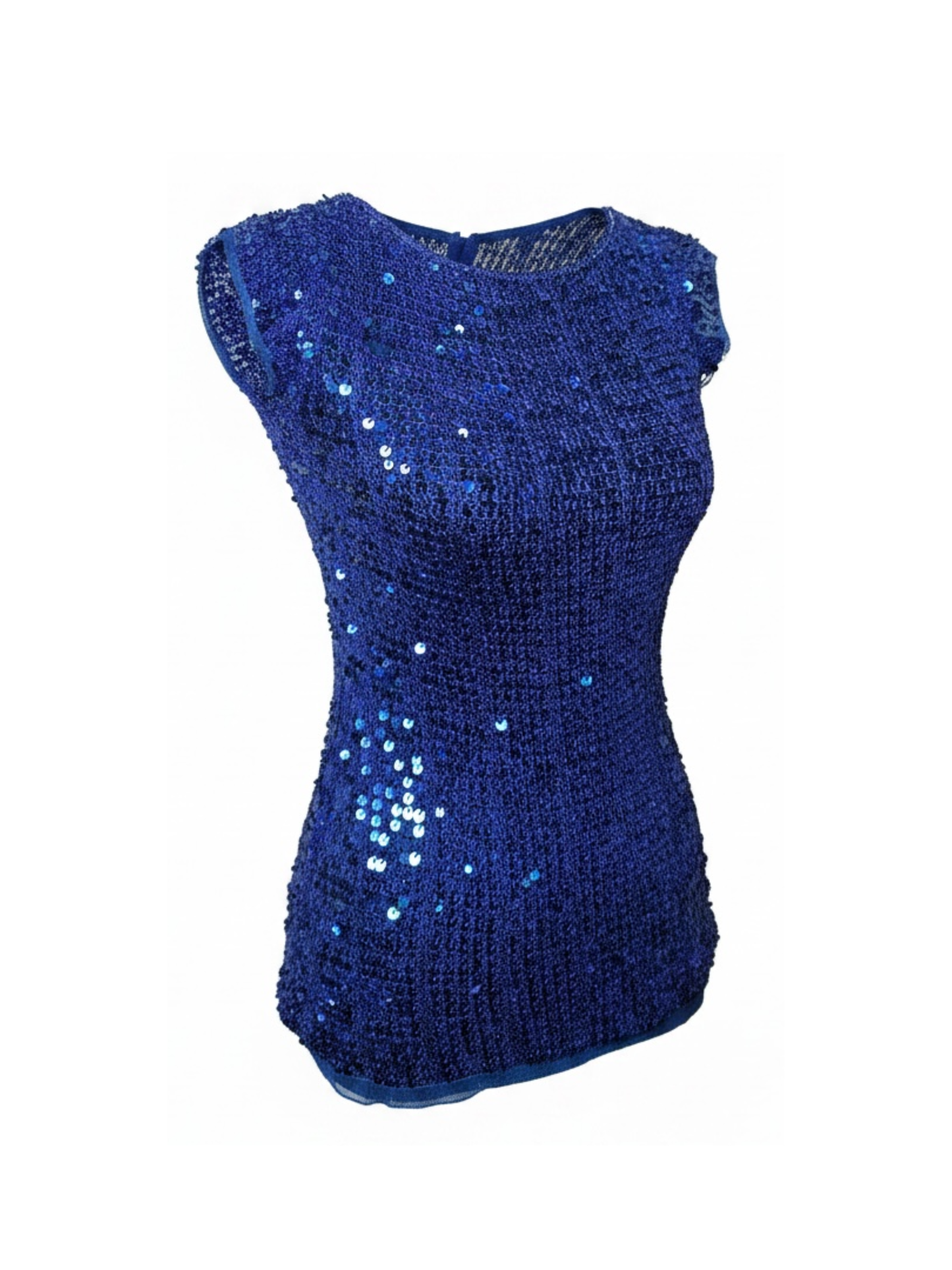 Blue Sequin Top (Small)