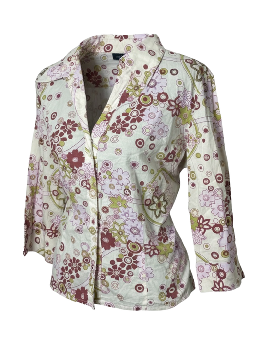 Floral Y2K Shirt (Large)