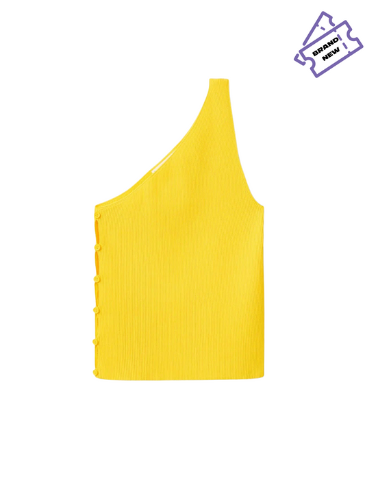 Knit Asymmetric Top (Medium)