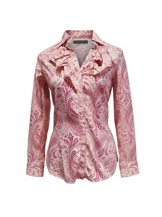Pink Patterned Chemise (Small)