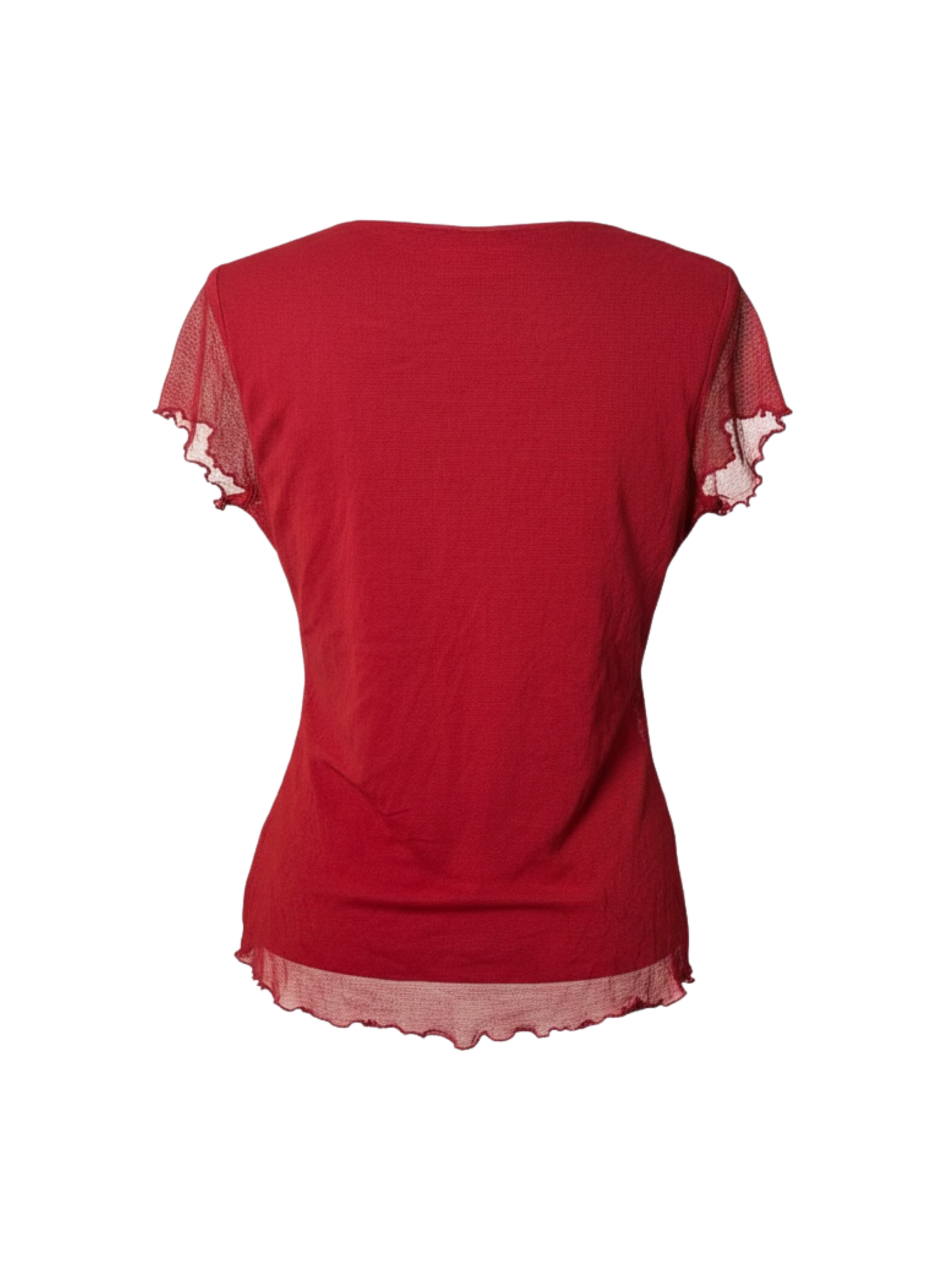 Red Sequined Top (Large)