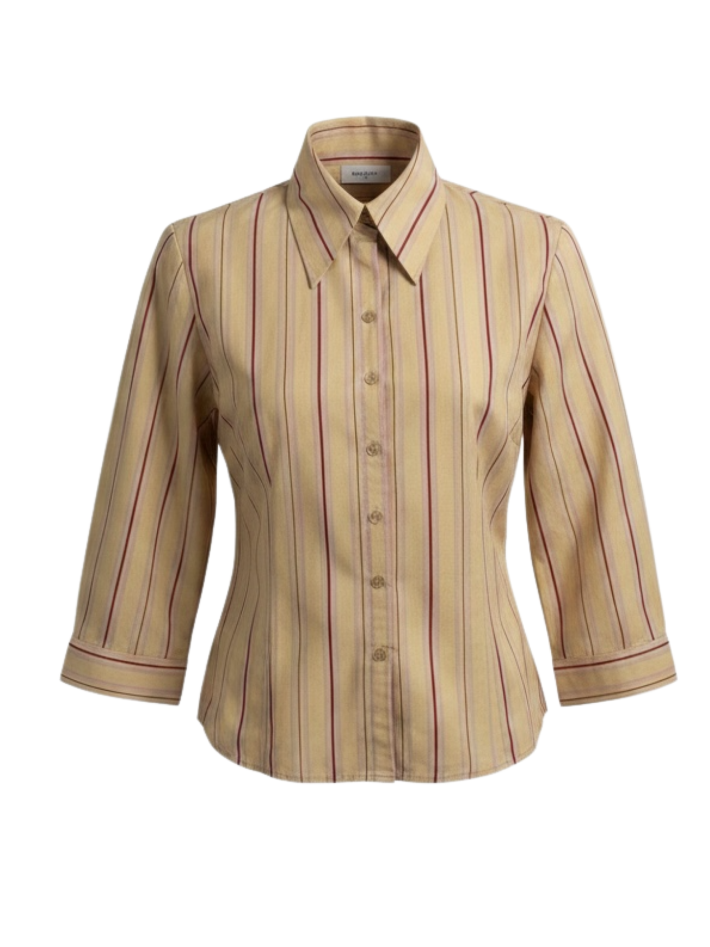 Striped Cotton Shirt (Small)
