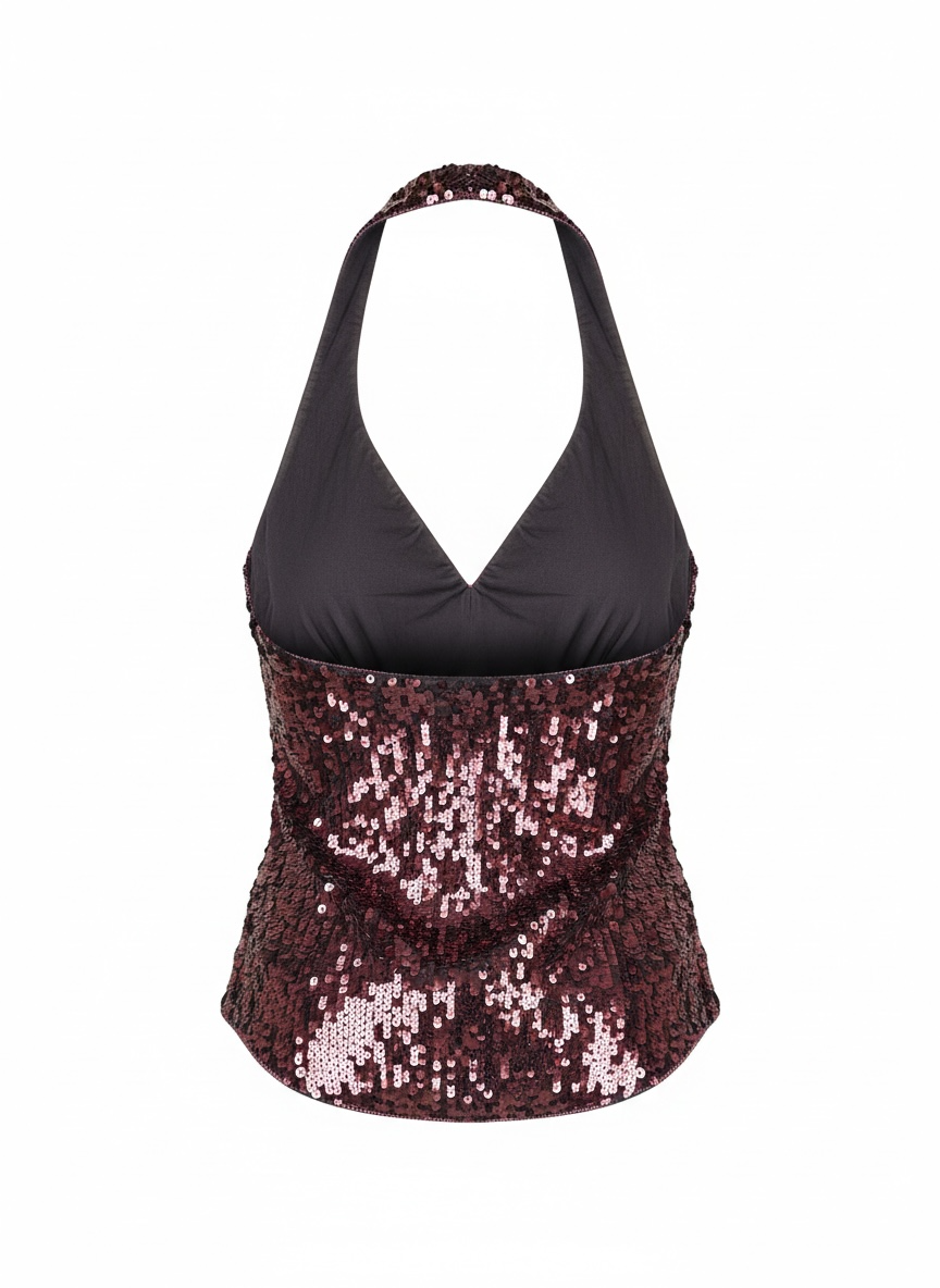 Handmade sequin top (Small)