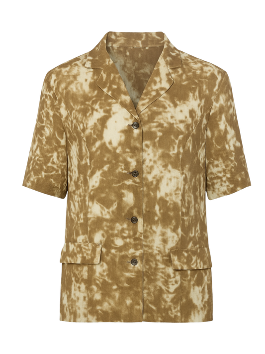 Oversized Patterned Shirt (Large)