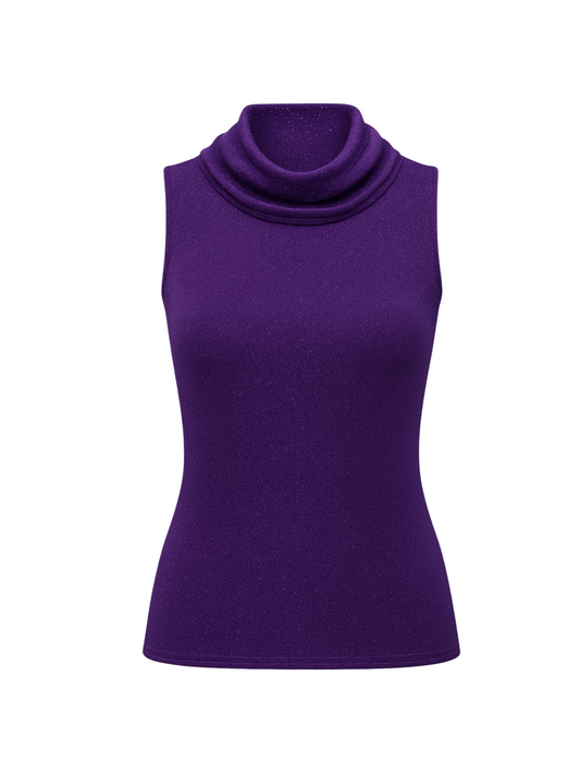 Fitted Purple Bling Top (Medium)
