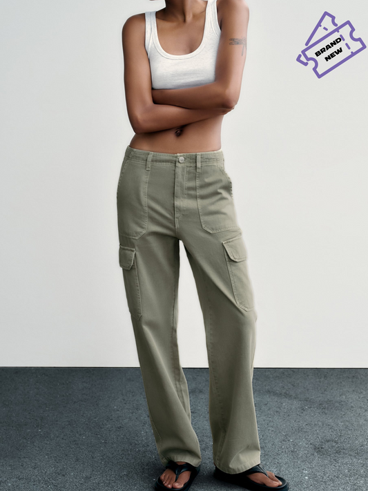 Straight Fit Cargo - Zara