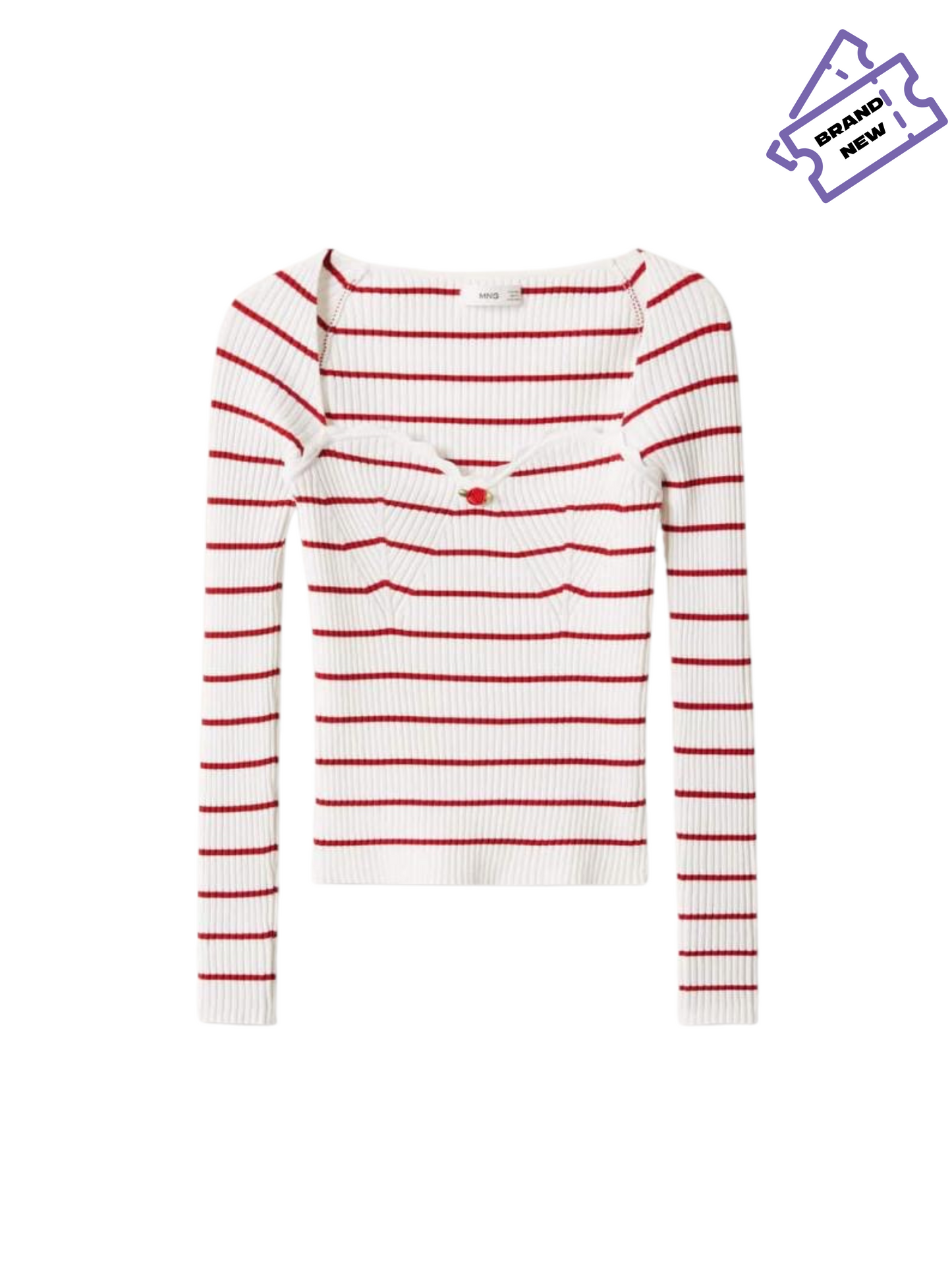 Ribbed Striped Top (Medium)