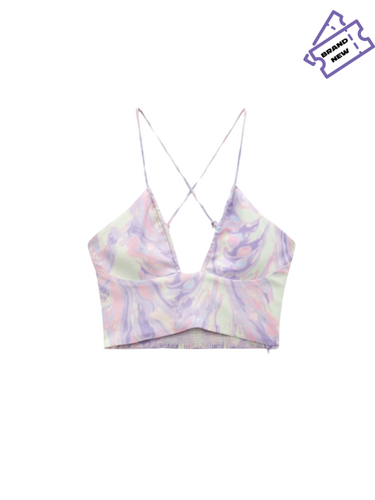 Marble Satin Top (Small)
