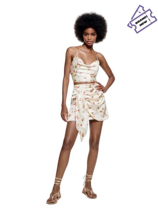 Floral Skirt - Zara